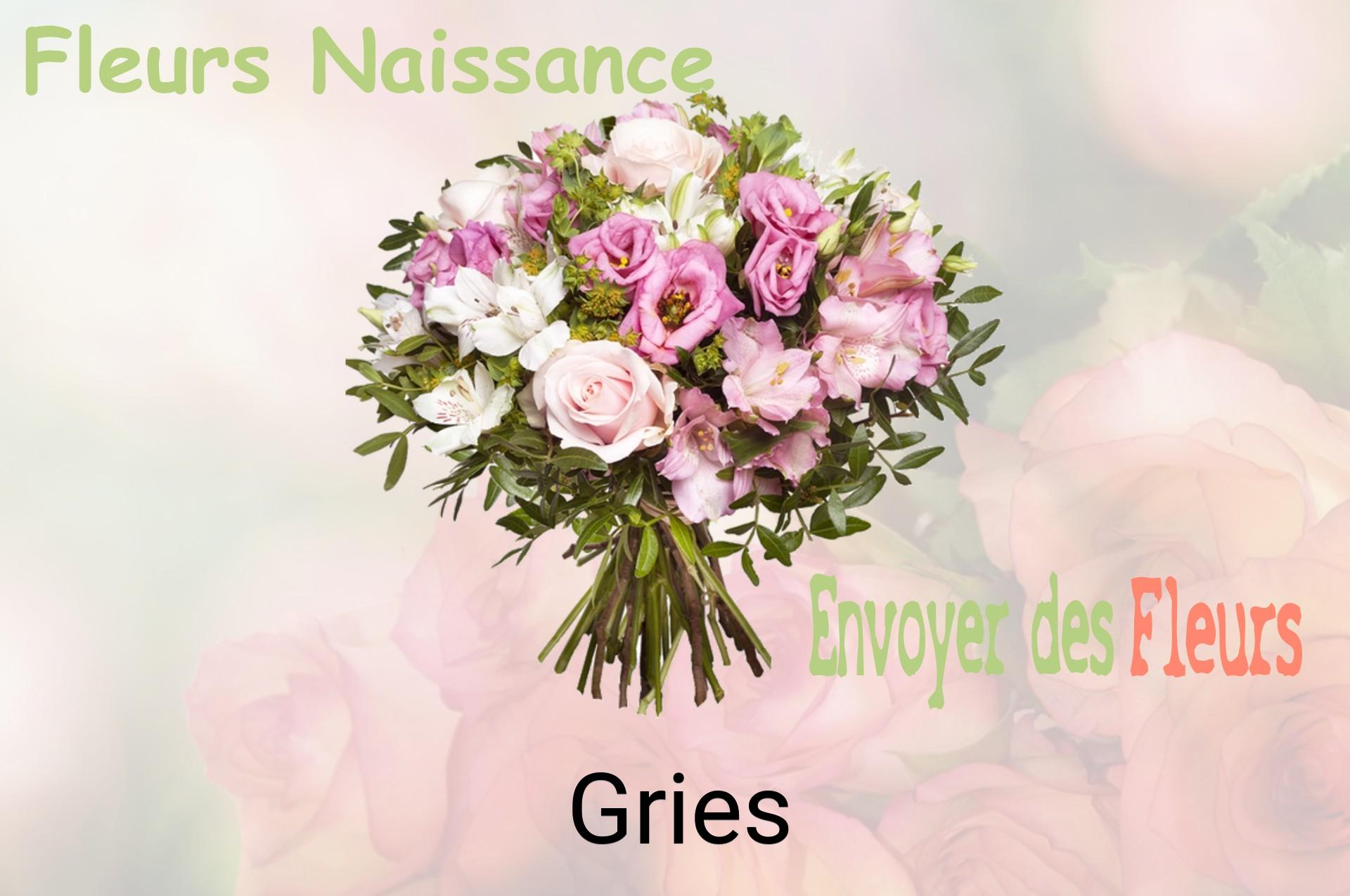 Bouquet de fleurs de naissance livré à Gries